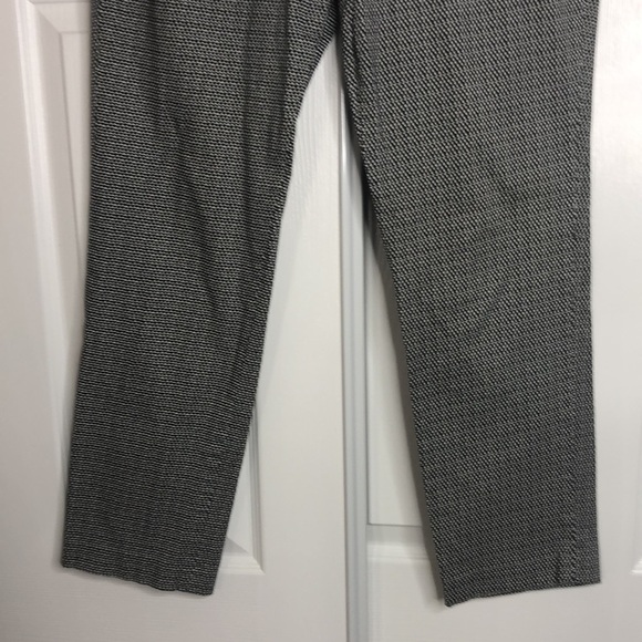 Calvin Klein Black White Crop Pants Pockets 10 - Picture 3 of 7